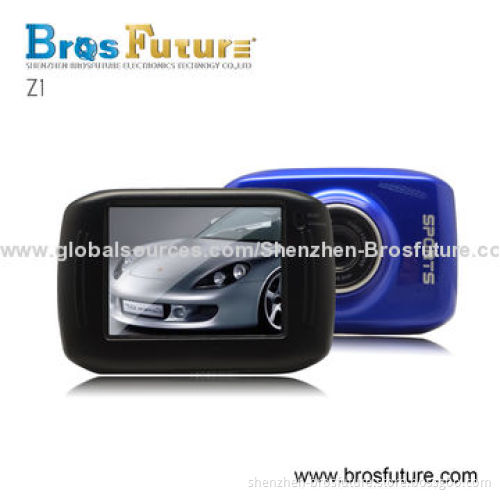 720P 2.0-inch TFT Touch Screen Waterproof Loop Recording Mini Outdoor Sports Cameras, 66*43*27mmNew